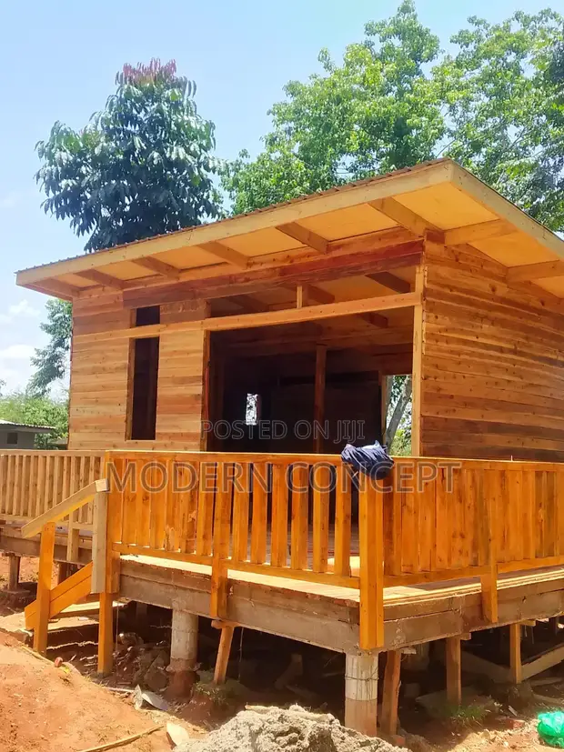 Self-Contained Wooden Cabin Construction - 1