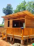 Self-Contained Wooden Cabin Construction - 1