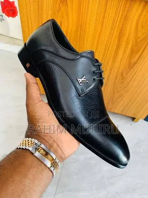 Original Louis Vuitton Classic Leather Men's Shoes