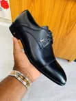 Original Louis Vuitton Classic Leather Men's Shoes - 1