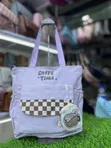 Multi-Pocket Canvas and Nylon Tote Bag - 1