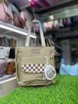Multi-Pocket Canvas and Nylon Tote Bag - 2