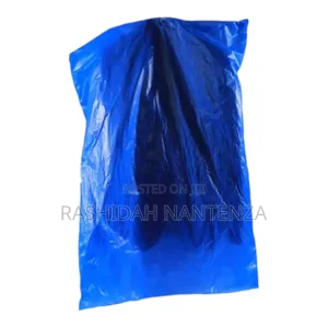 Heavy-Duty Blue Plastic Laundry Polythene Bags - 100pcs