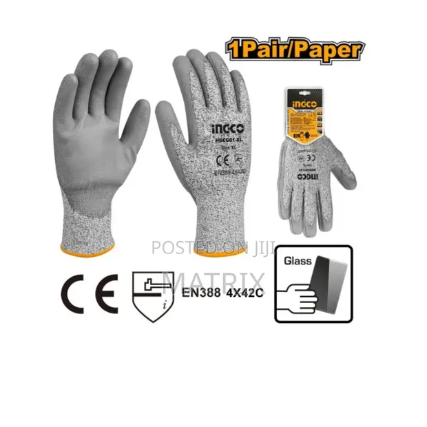 INGCO Cut-Resistance Gloves (XL) - 1