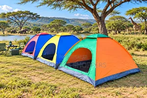 Colorful Family Camping Tent Outdoor Shelter