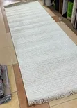 4 Meter Hallway Runners - Cream & Beige Geometric - 2