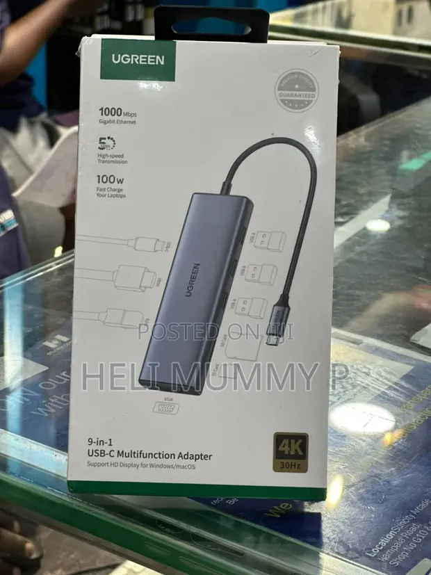 UGREEN 9-in-1 USB-C Multifunction Adapter - 1