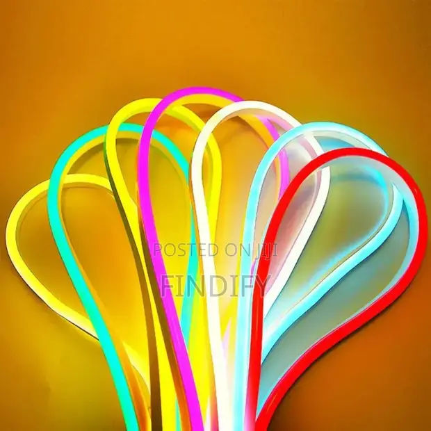 5m Waterproof Neon Strip Light DC12V - 1