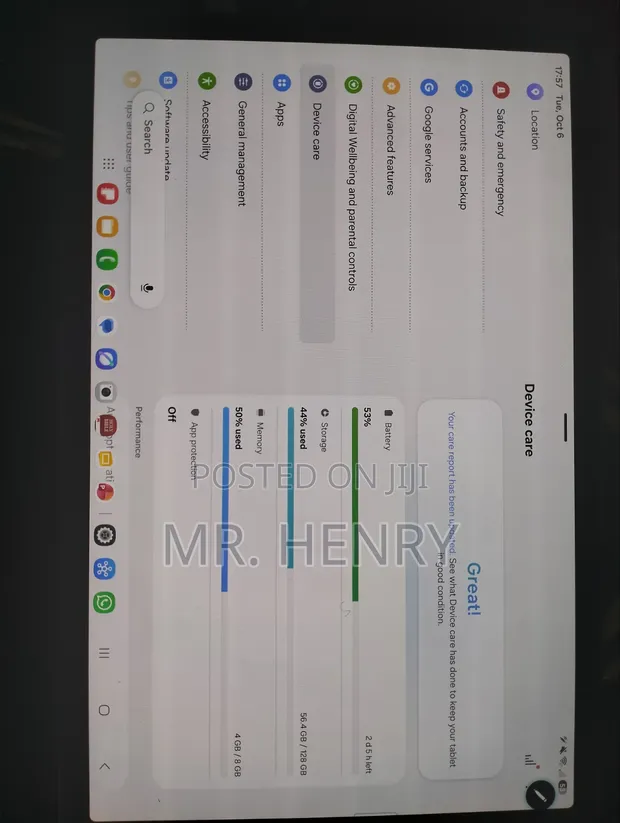 Samsung Galaxy Tab S9 128GB Black - 1