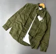 Embroidered Pocket Long Sleeve Shirts for Men - 1