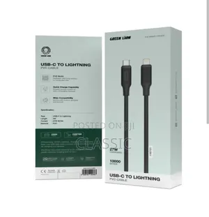 Green Lion USB-C to Lightning Cable 27W 2m
