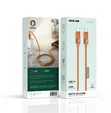 Green Lion Matte Silicone USB-C to USB-C Cable 240W 1m - Orange - 2