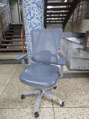 Brand New Gray Mesh Office Chair with Heavy Base