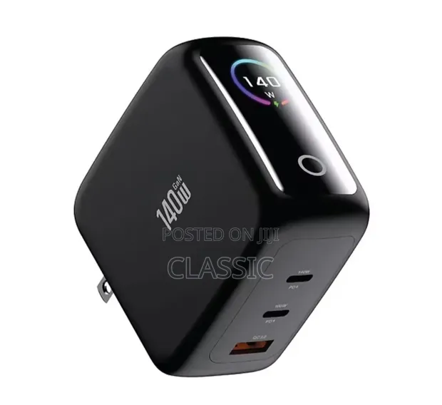 Green Lion GaN Premium 140W Charger with TFT Display - 1