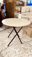 Foldable Round Table - 80cm Diameter - 1