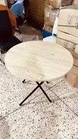 Foldable Round Table - 80cm Diameter - 2