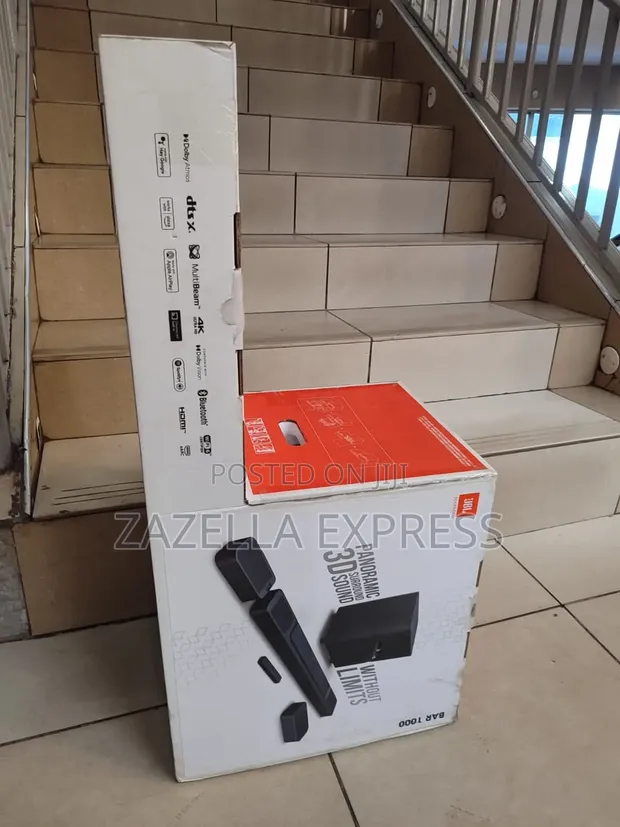JBL Bar 1000MK2 7.1.4Ch Detachable Dolby Atmos Soundbar (Black) - 1