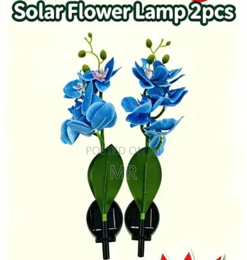 Solar Flower Garden Lights (Set of 2) - 1