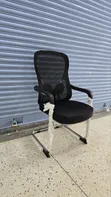 Brand New Modern Curved Office Chairs for Visitors/Reception - 1
