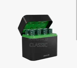 Green Lion Rechargeable AAA Battery Dock with 8 Batteries