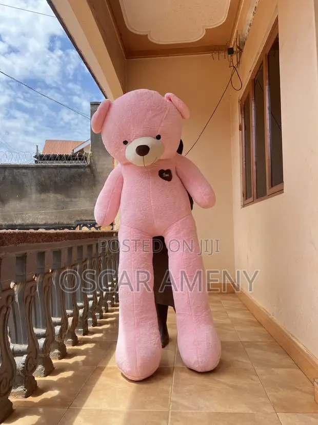 Human Sized Pink Teddy Bear - 1