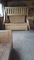5x6 Wooden Bed - Slightly Used - 1