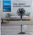 Midea 16-Inch Pedestal Stand Fan - 7 Blades, 50W, 2H Timer - 1