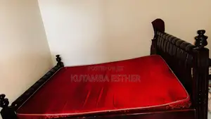 Wooden Bed Frame with Mattress - Used