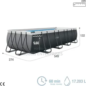Ultra XTR Rectangular Frame Swimming Pool (5.5m x 2.74m x 1.32m)