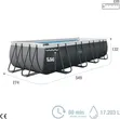 Ultra XTR Rectangular Frame Swimming Pool (5.5m x 2.74m x 1.32m) - 1