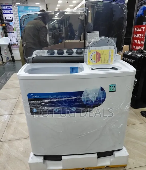 Midea 10kg Twin Tub Washing Machine, 1200 RPM - 1