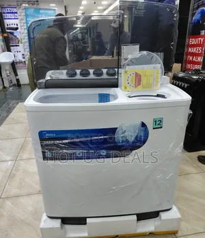 Midea 10kg Twin Tub Washing Machine, 1200 RPM