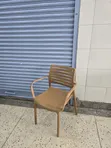 Brand New Heavy-Duty Stackable Plastic Chairs with Armrests - 2