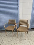 Brand New Heavy-Duty Stackable Plastic Chairs with Armrests - 3