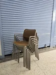 Brand New World Industries Plastic Dining Chairs (Set of 4) - 1
