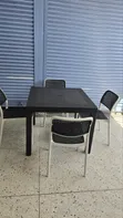Stackable Plastic Table and Chairs Set - 2