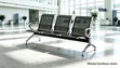 Office Waiting Chairs - 3 Seater Metal - 1