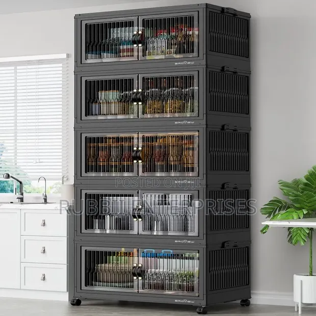Stackable Storage Cabinet - 5 Tier - 1