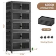 Stackable Storage Cabinet - 5 Tier - 3