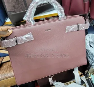 Mauve-Pink BAGCO Executive Briefcase/Laptop Handbag
