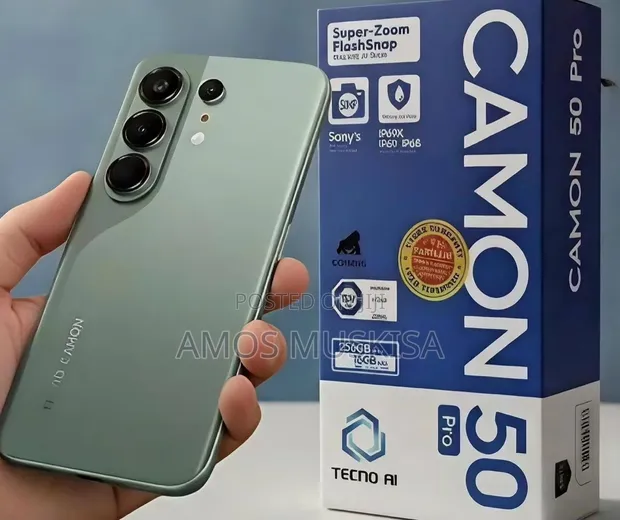 New Tecno Camon 50 Pro 256GB Green - 1