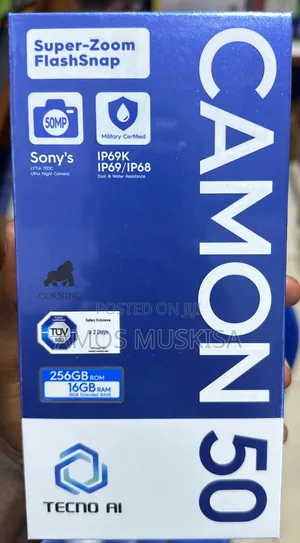 New Tecno Camon 50 Ultra 512GB Black
