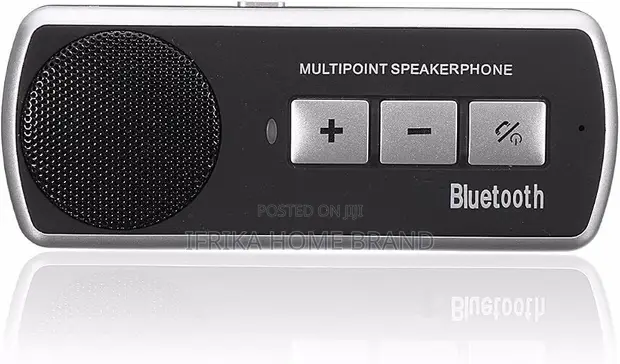 Wireless Bluetooth Car Kit Handsfree Speaker Phone Visor Clip - 1