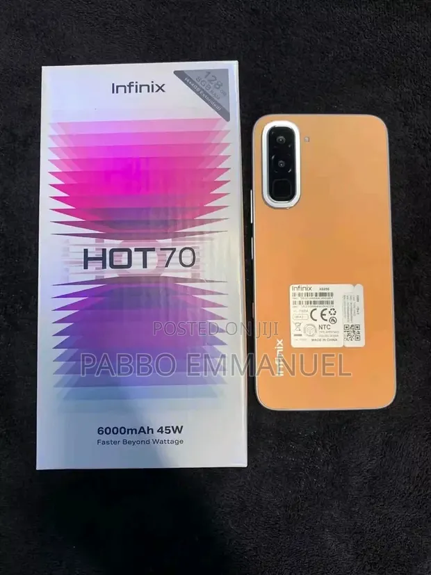 New Infinix Hot 70 256GB Orange - 1