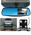 1080P Dual Dashboard Camera Front & Rear View HD Video Recorder - 4