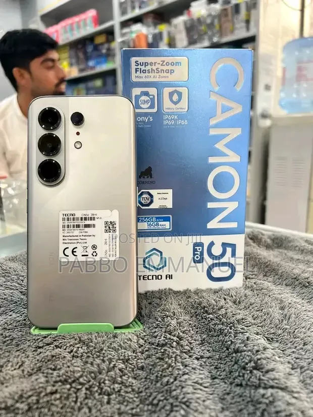 New Tecno Camon 50 Pro 256GB Gold - 1