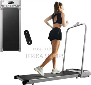 Flat-Profile Electric Walking Pad / Under-Desk Treadmill