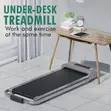 Flat-Profile Electric Walking Pad / Under-Desk Treadmill - 4