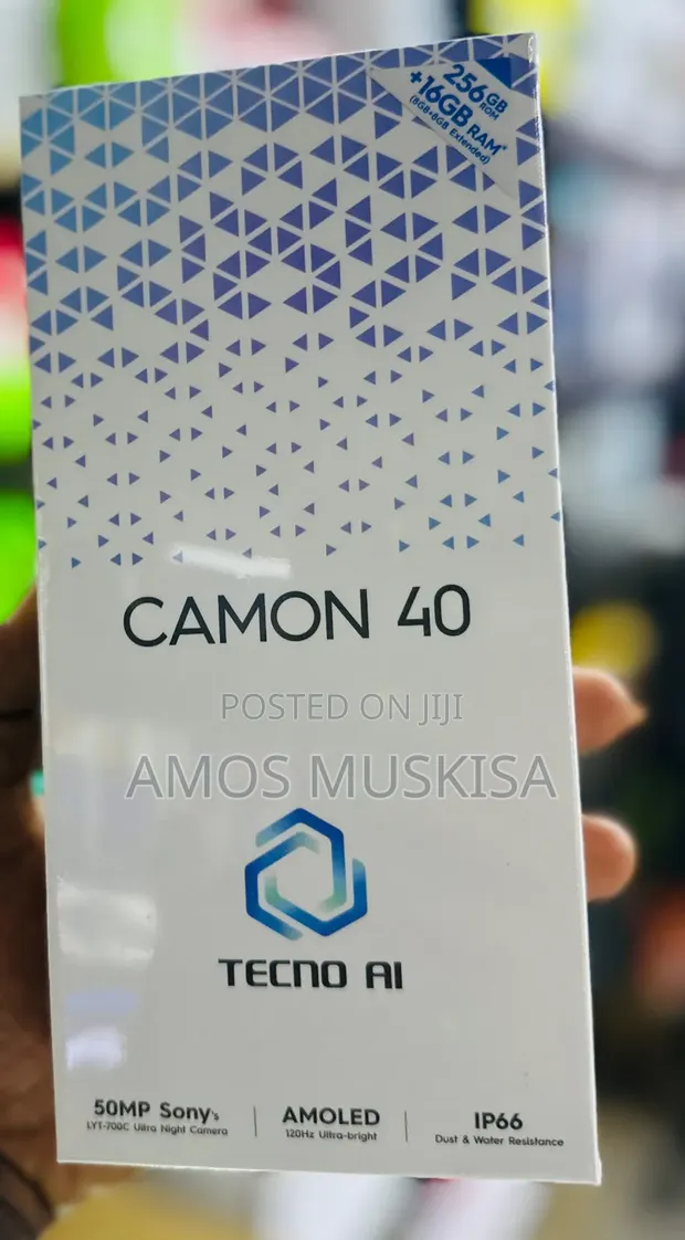 New Tecno Camon 40 256GB Black - 1