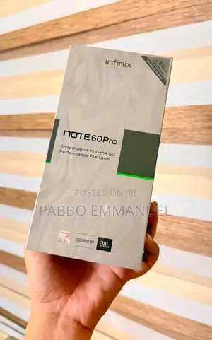 New Infinix Note 60 Pro 256GB Black